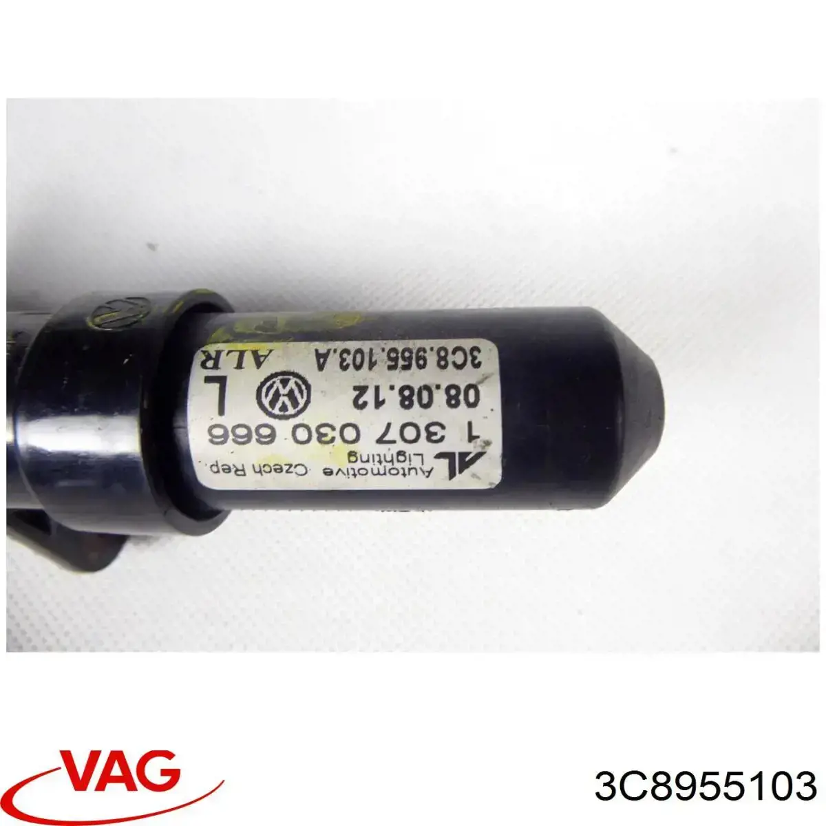 Тримач форсунки омивача фари, підйомний циліндр 3C8955103 VAG