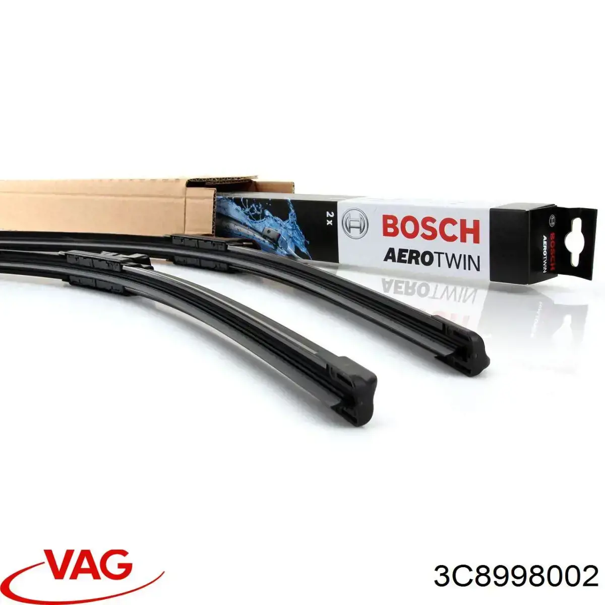 Щітка-двірник лобового скла, комплект з 2-х шт. VAG 3C8998002 ціна, від 54.69 USD