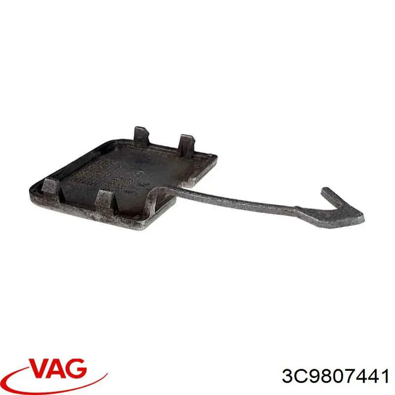 Заглушка бампера буксирувального гака, задня VAG 3C9807441 ціна, від 7.60 USD