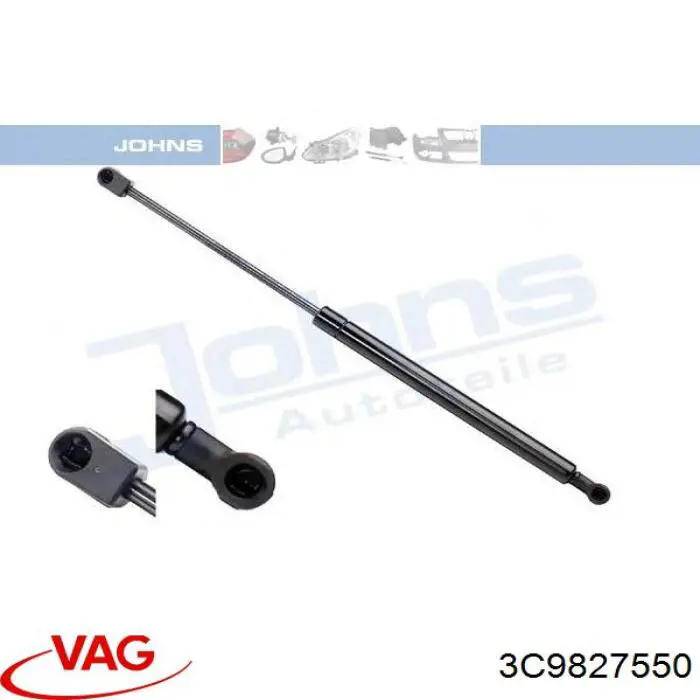 Купити 3C9827550 VAG Амортизатор двері багажника