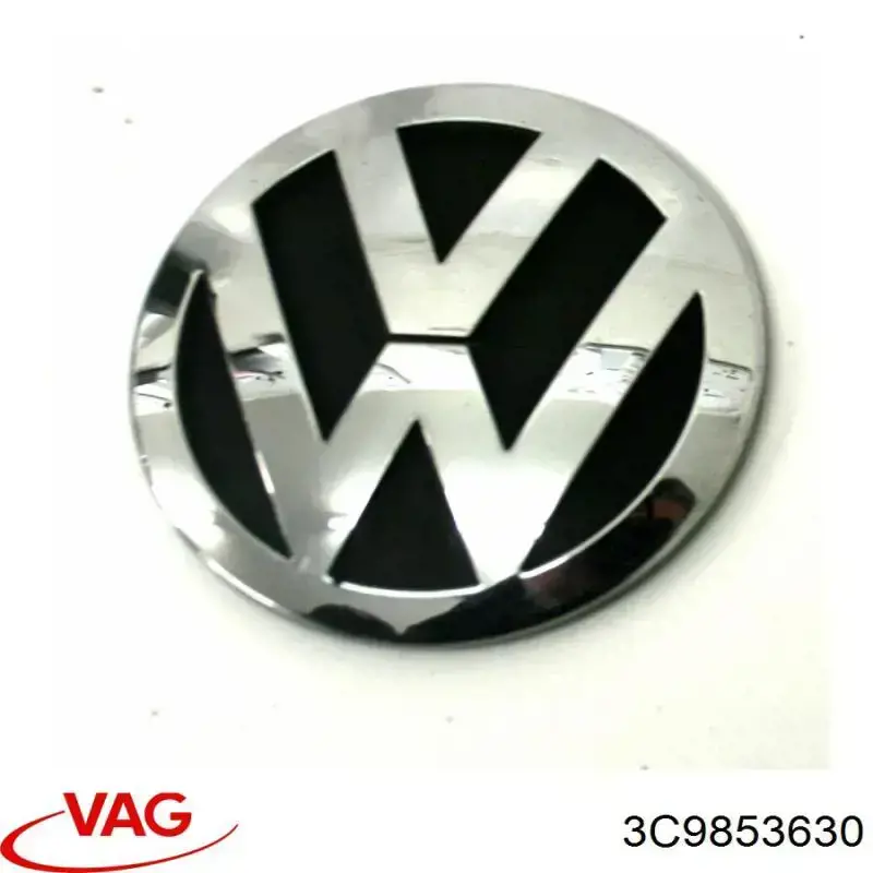 3C9853630 VAG емблема кришки багажника, фірмовий значок