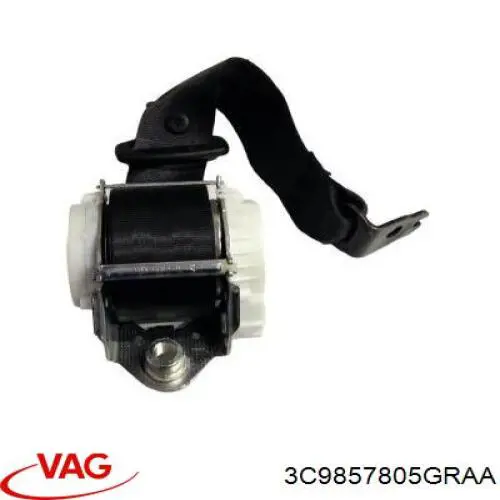 3C9857805GRAA VAG Пасок безпеки задній лівий