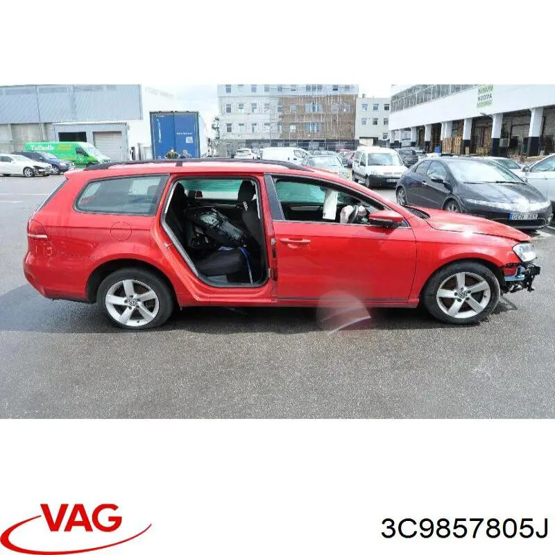 Пасок безпеки задній лівий 3C9857805J VAG