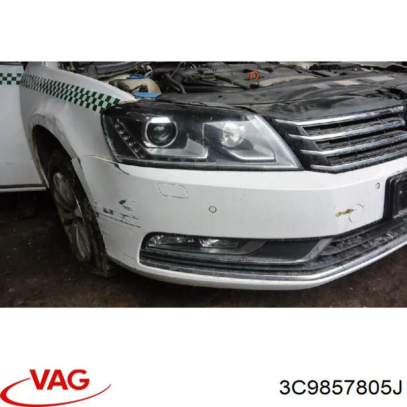 Купити 3C9857805J VAG Пасок безпеки задній лівий
