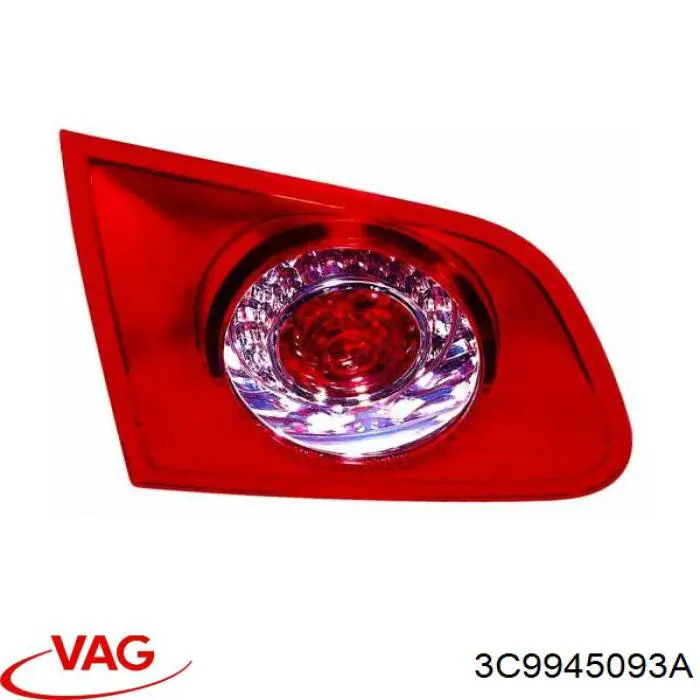 3C9945093A VAG Ліхтар задній лівий, внутрішній