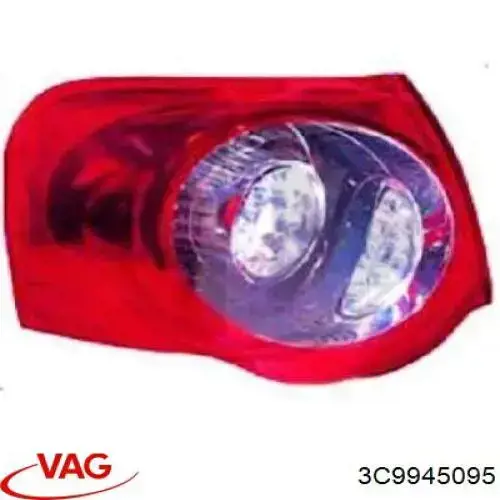 3C9945095 VAG Задній лівий зовнішній ліхтар