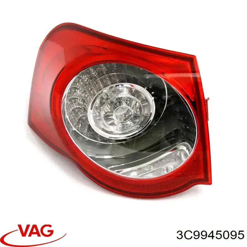 Задня ліва зовнішня фара VAG 3C9945095 ціна, від 88.69 USD