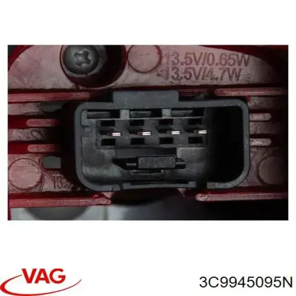 Ліхтар задній лівий, зовнішній 3C9945095N VAG