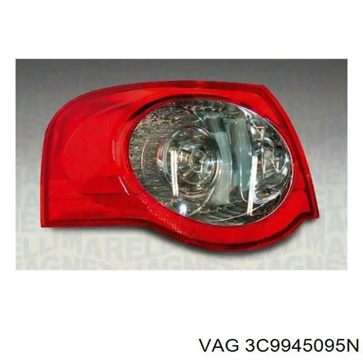 3C9945095N VAG Задній лівий зовнішній ліхтар