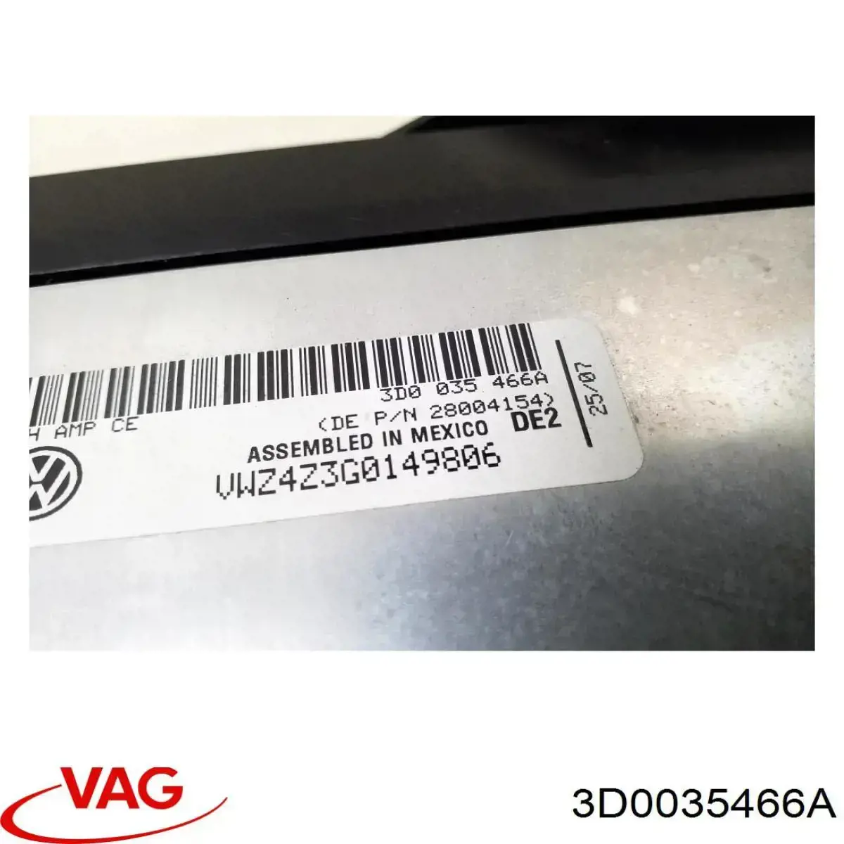 3D0035466A VAG Підсилювач звуку аудіосистеми