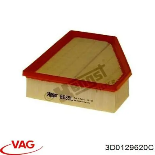 Купити 3D0129620C VAG Автомобільний фільтр повітря