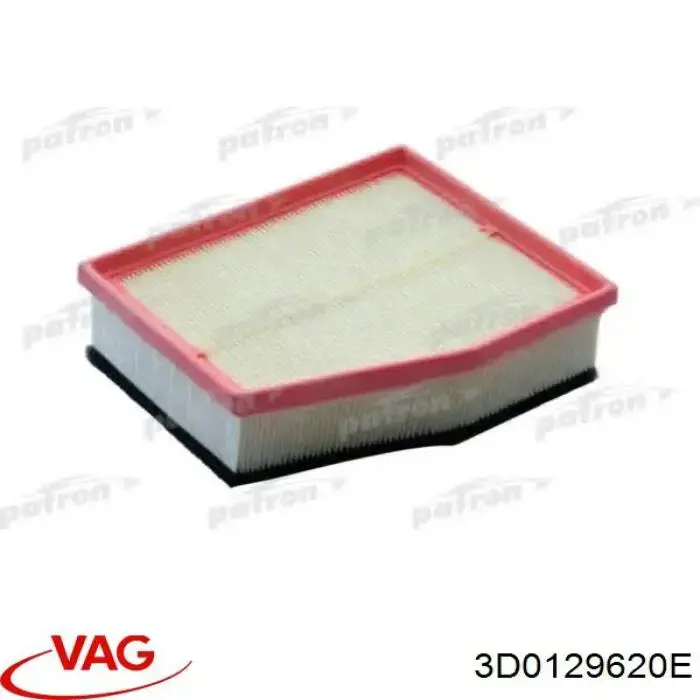 Елемент повітряного фільтра VAG 3D0129620E ціна, від 4.32 USD