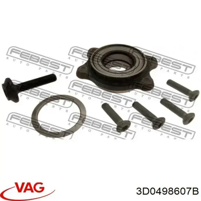 Підшипник маточини передньої/задньої 3D0498607B VAG