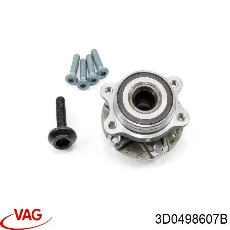 Підшипник маточини передньої/задньої VAG 3D0498607B ціна, від 37.72 USD