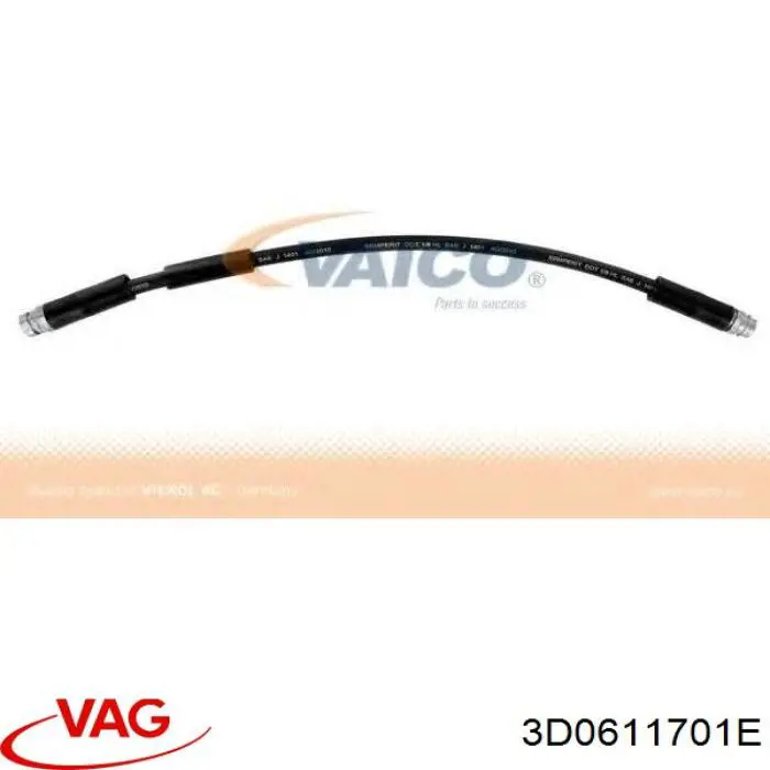 Шланг гальмівний передній VAG 3D0611701E ціна, від 6.56 USD