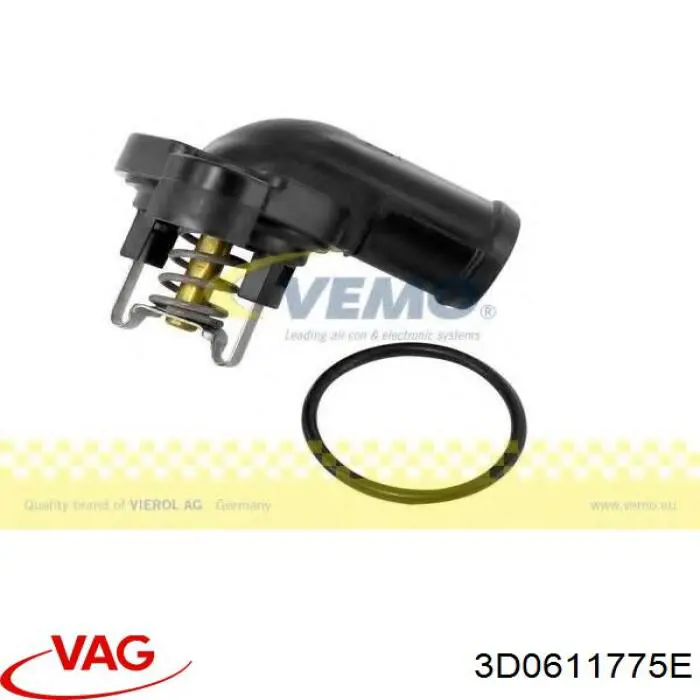 Шланг гальмівний задній, лівий VAG 3D0611775E ціна, від 5.07 USD