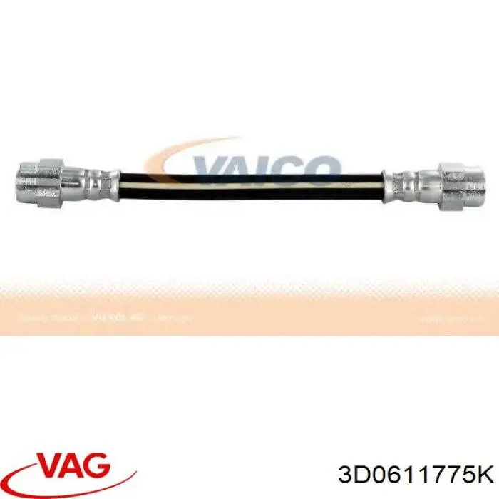 Шланг гальмівний задній, лівий VAG 3D0611775K ціна, від 5.42 USD