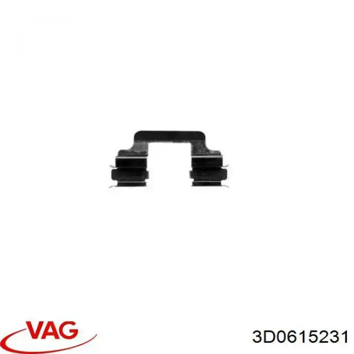 Купити 3D0615231 VAG Пружинна засувка супорту