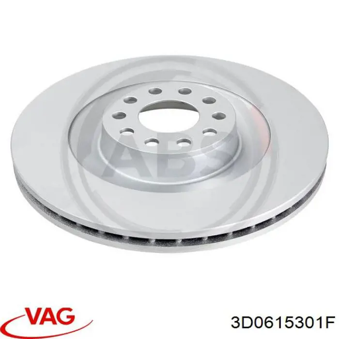 Гальмівні диски передні 3D0615301F VAG