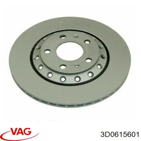 Купити 3D0615601 VAG Диск заднього гальма