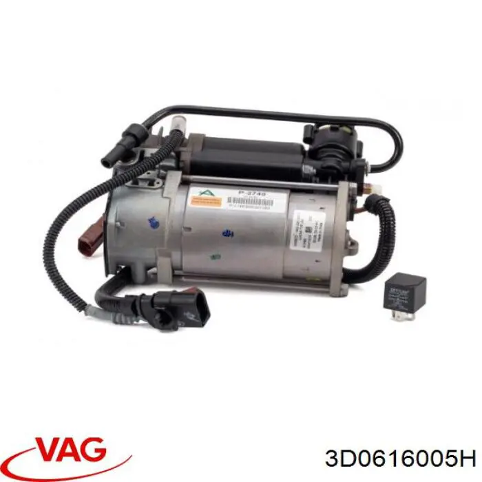 Компресор пневмопідкачкою (амортизаторів) VAG 3D0616005H ціна, від 275.29 USD