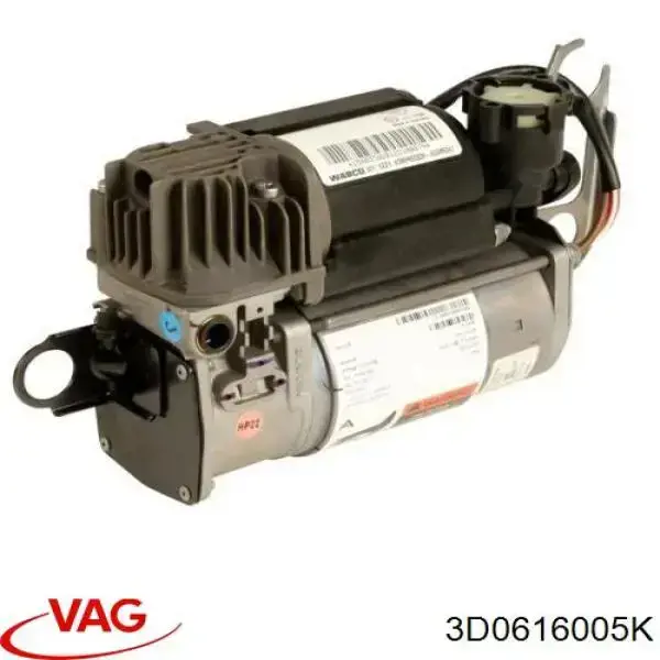 Компресор пневмопідкачкою (амортизаторів) VAG 3D0616005K ціна, від 275.26 USD