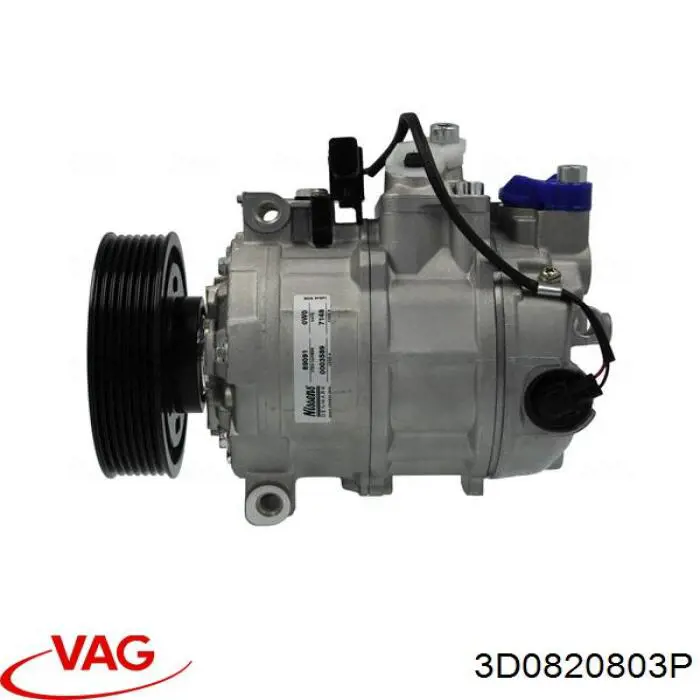 Компресор системи кондиціювання VAG 3D0820803P ціна, від 296.47 USD