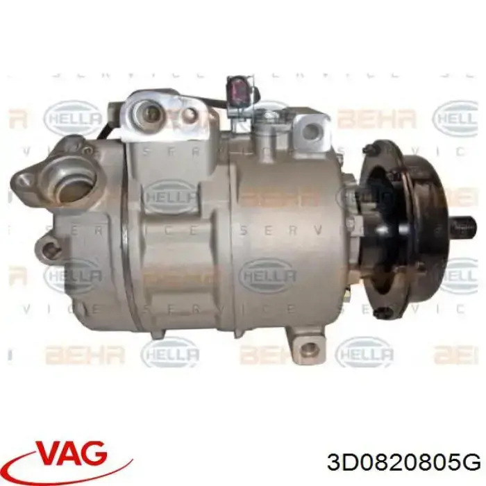 Компресор системи кондиціювання VAG 3D0820805G ціна, від 126.69 USD
