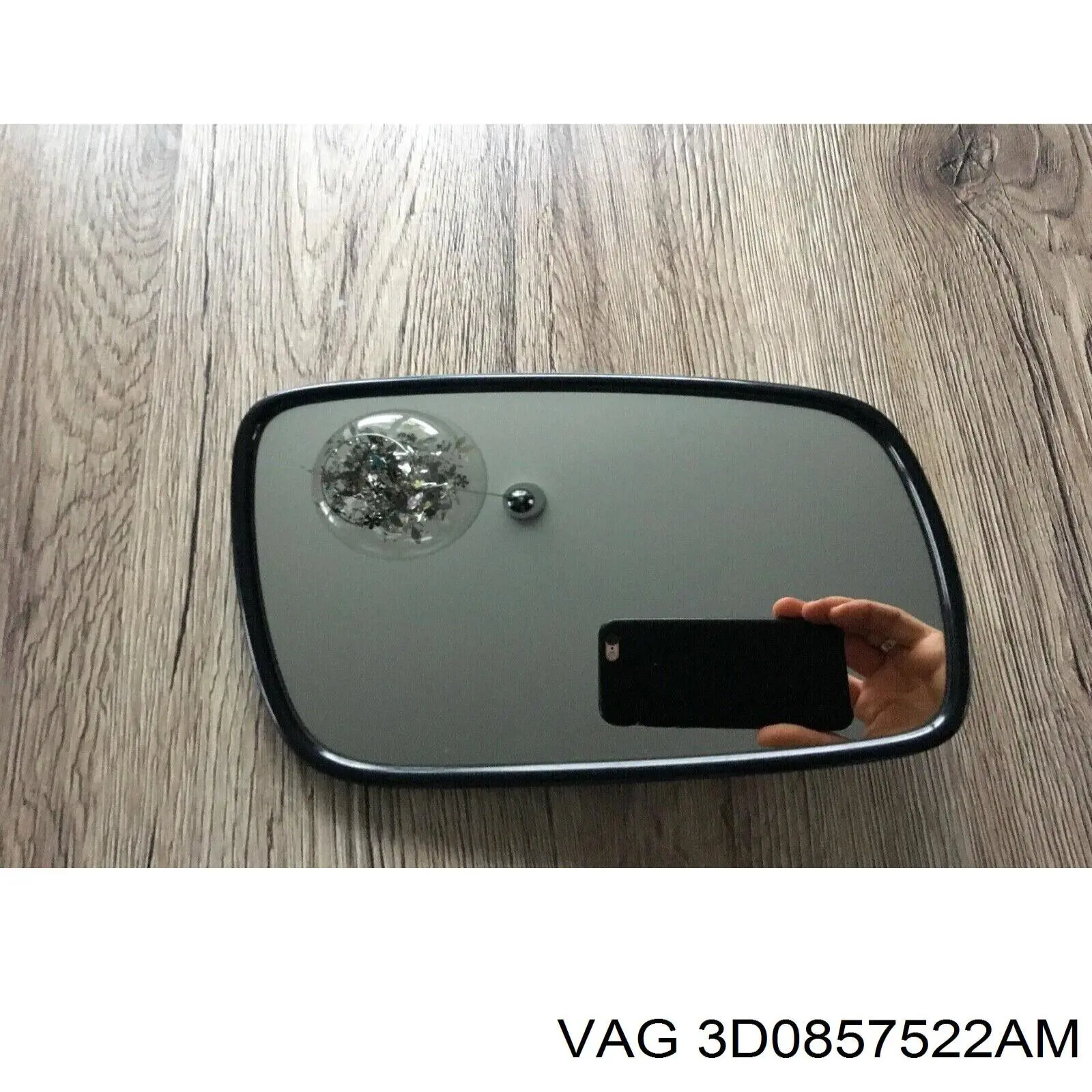 3D0857522BB VAG Дзеркальний елемент правий