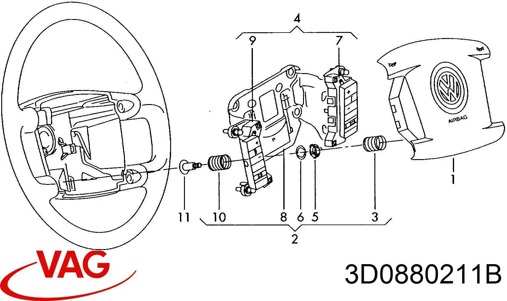 3D0880211B VAG 