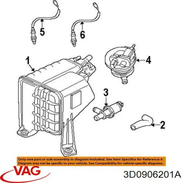  VAG 3D0906201A ціна, від 144.44 USD