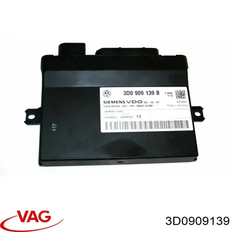 3D0909139 VAG Блок управління центральним замком