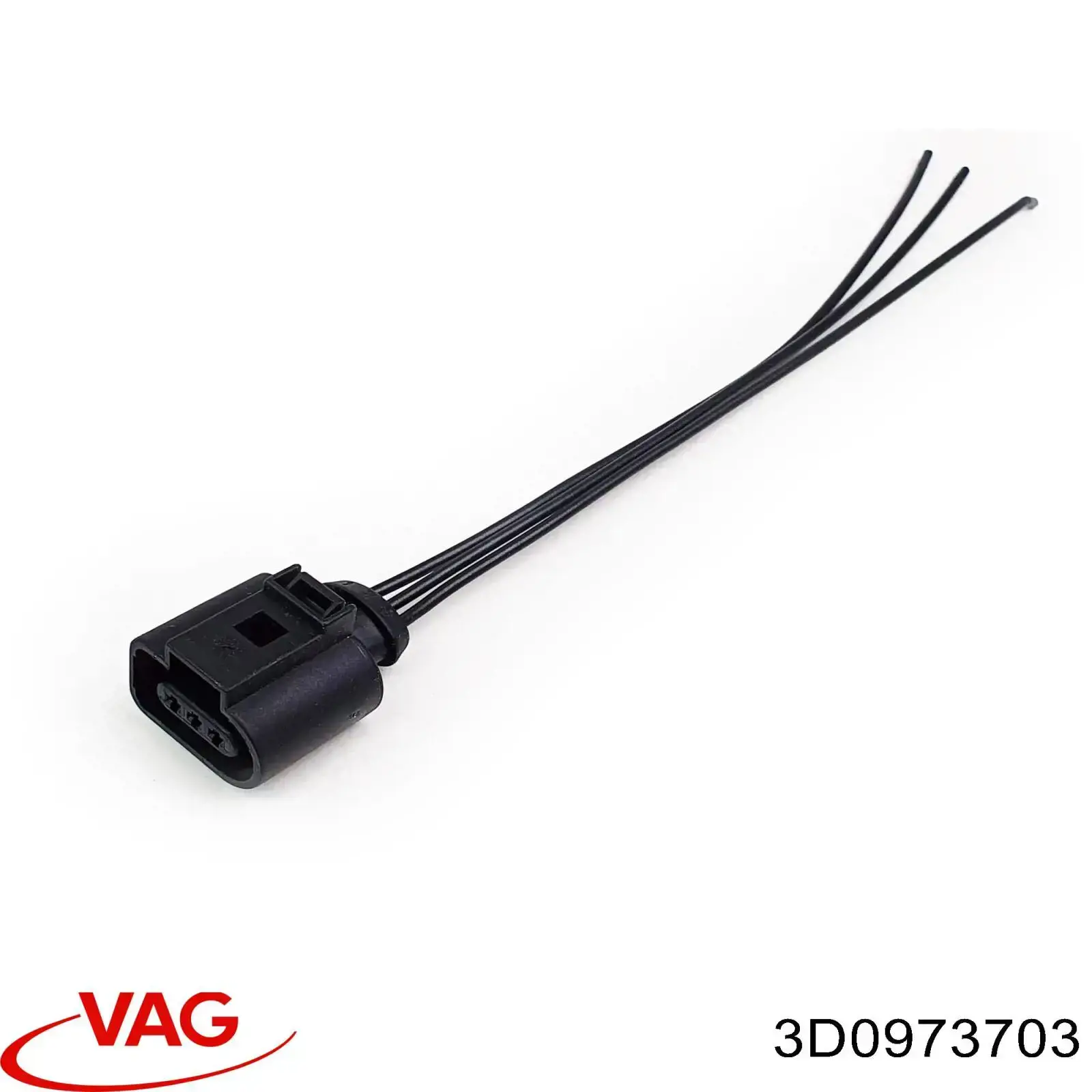 Роз'єм (фішка) датчика паркування 3D0973703 VAG