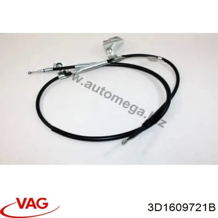 3D1609721B VAG Трос ручного гальма передній