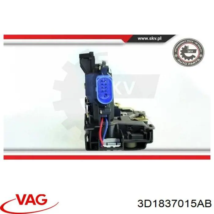 3D1837015AB VAG Замок водійських дверей