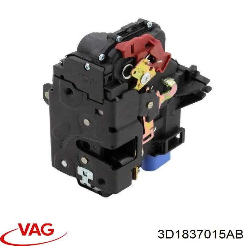 Замок передньої лівої двері 3D1837015AB VAG