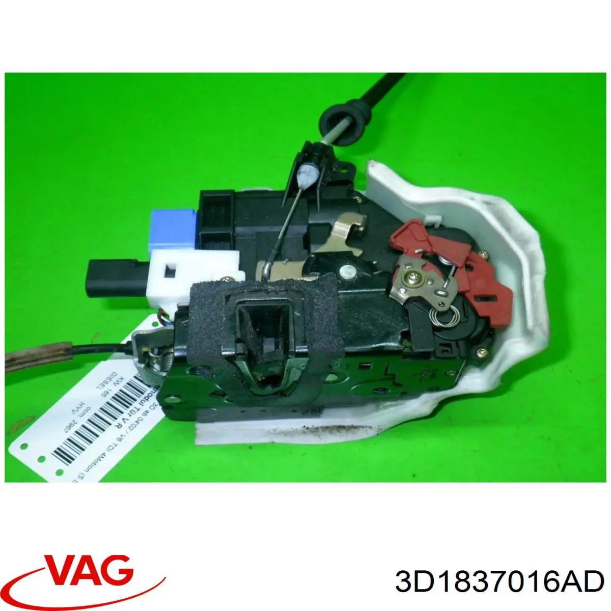 Замок передніх пасажирських дверей VAG 3D1837016AD ціна, від 26.60 USD
