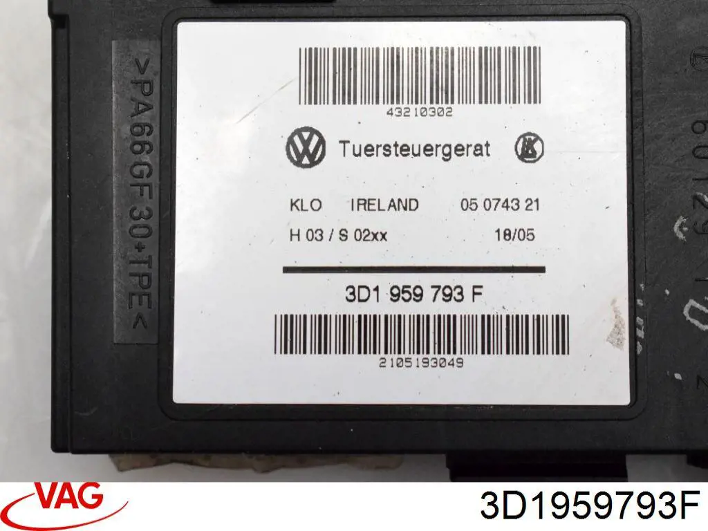 3D1959793F VAG 