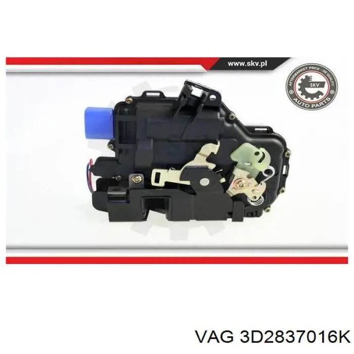 Купити 3D2837016K VAG Замок дверки правої передньої