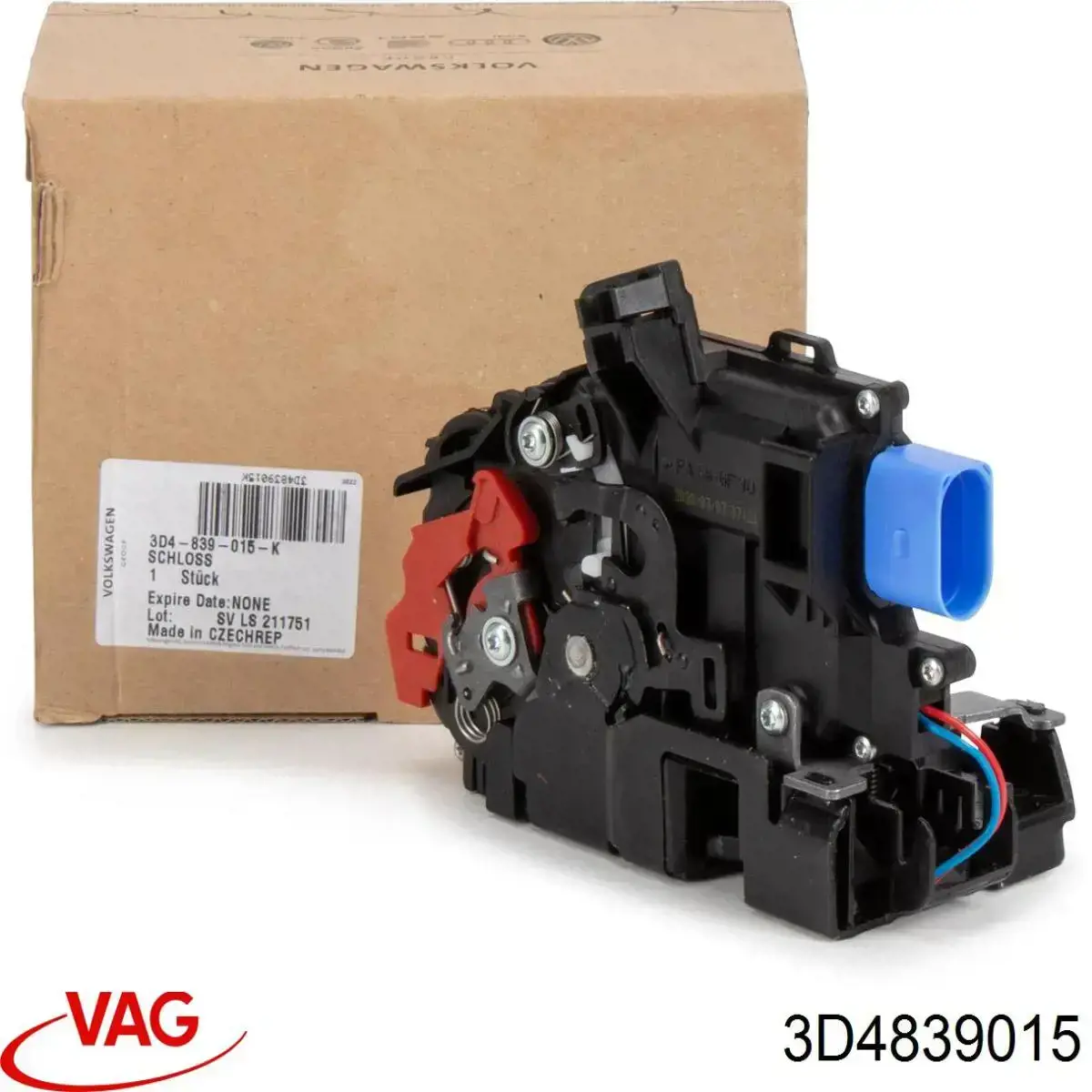 Купити 3D4839015 VAG Замок задньої двері, лівої