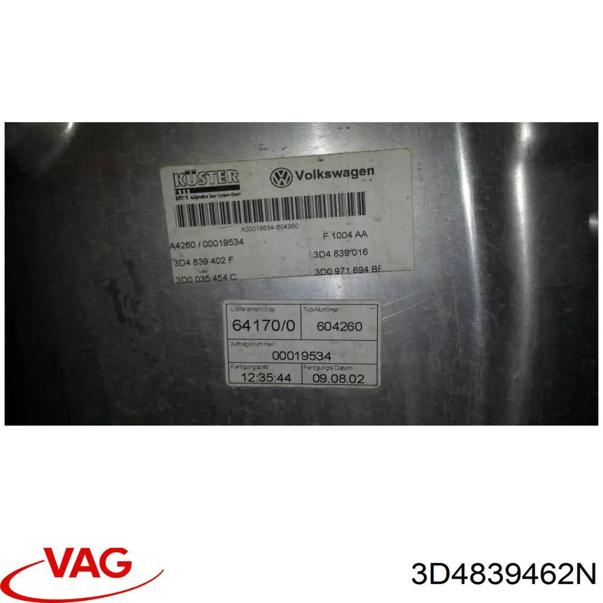  VAG 3D4839462N ціна, від 101.35 USD