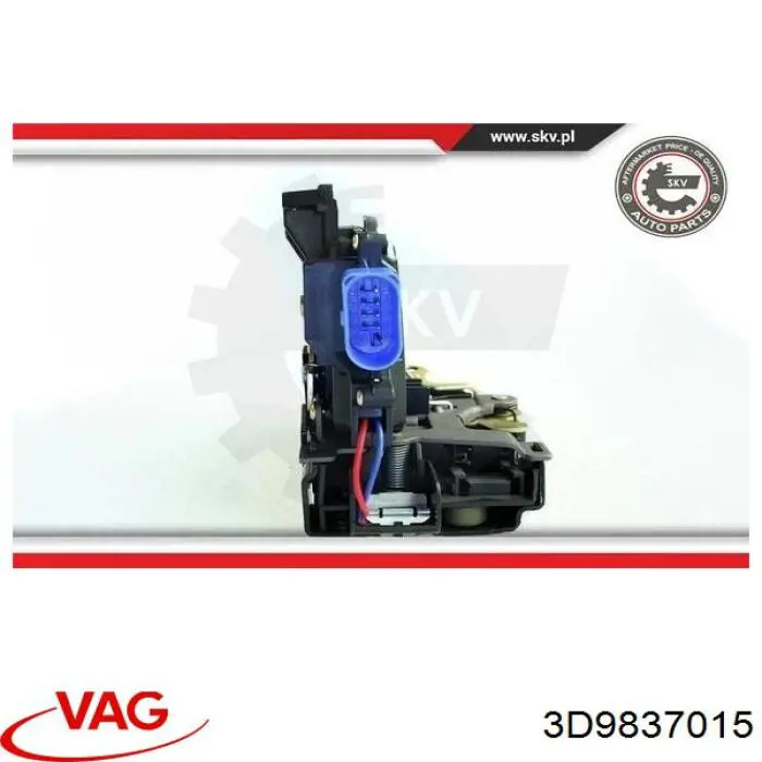 3D9837015 VAG Замок водійських дверей