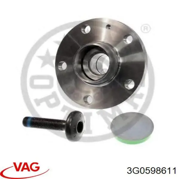 Задня маточина 3G0598611 VAG