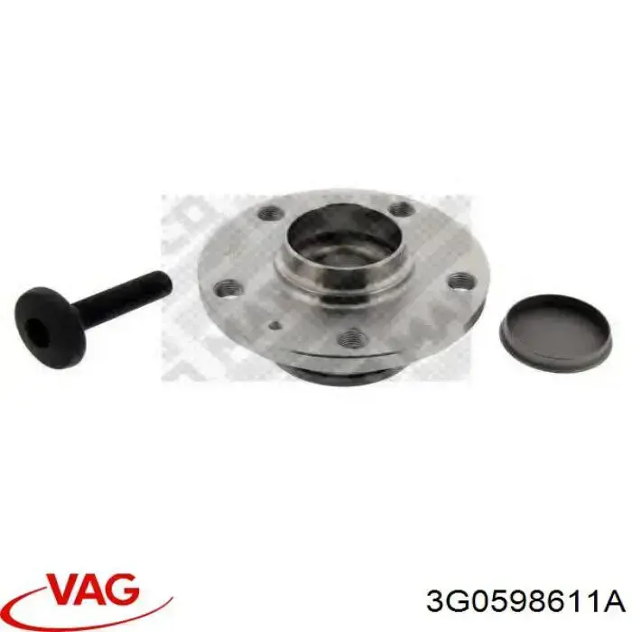 Купити 3G0598611A VAG Підшипник ступиці колеса