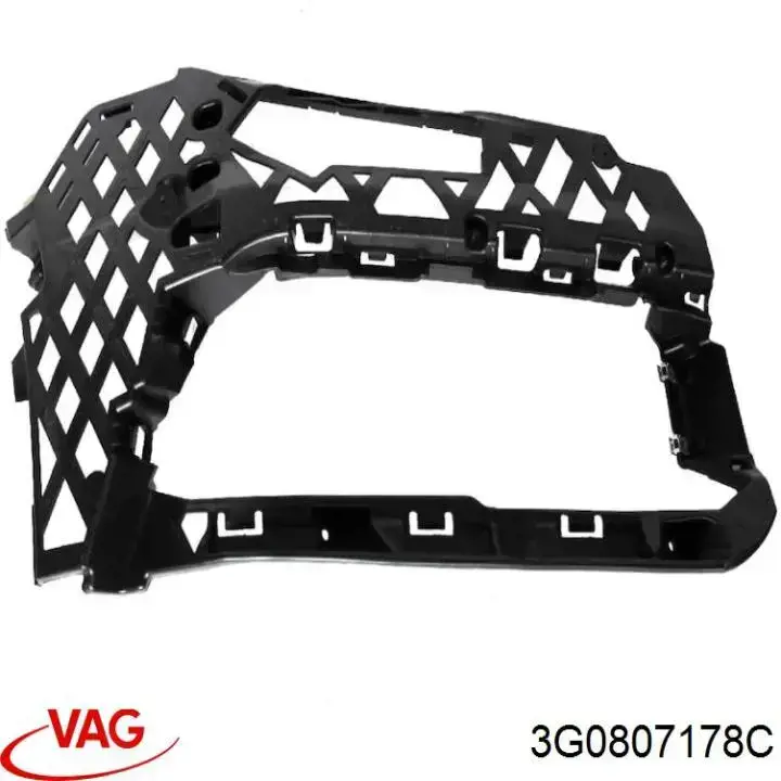3G0807178C VAG Направляюча переднього бампера, права