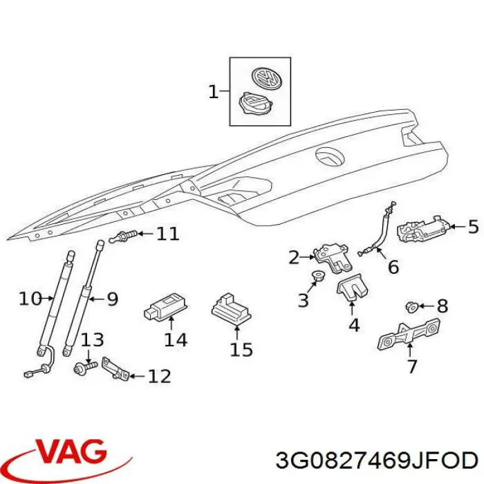 Купити 3G0827469JLFOD VAG 