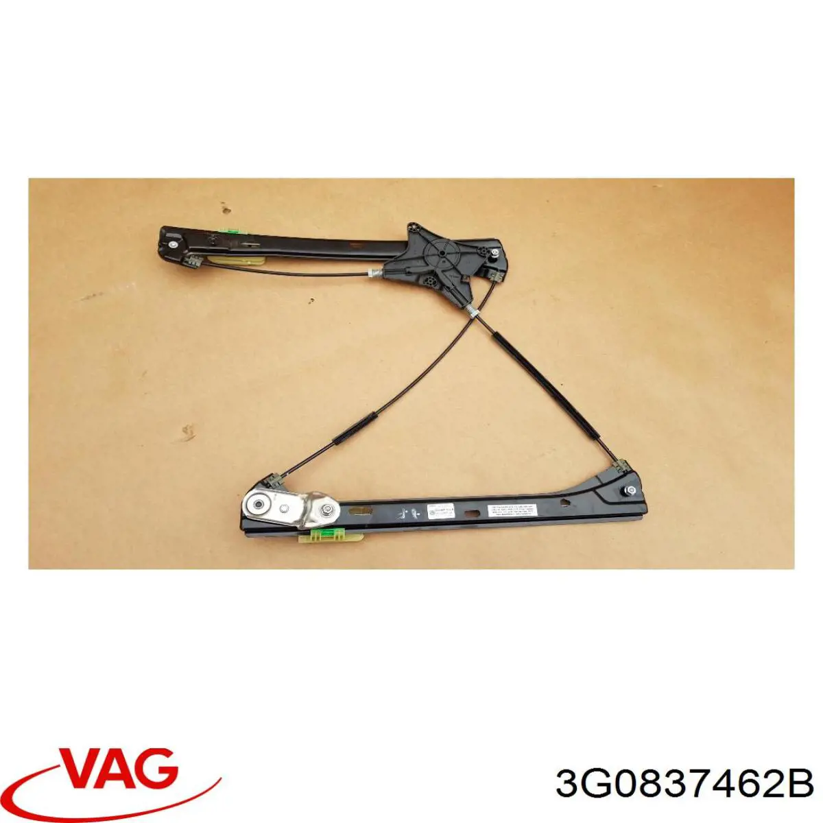 3G0837462B VAG механізм склопідіймача двері передньої, правої
