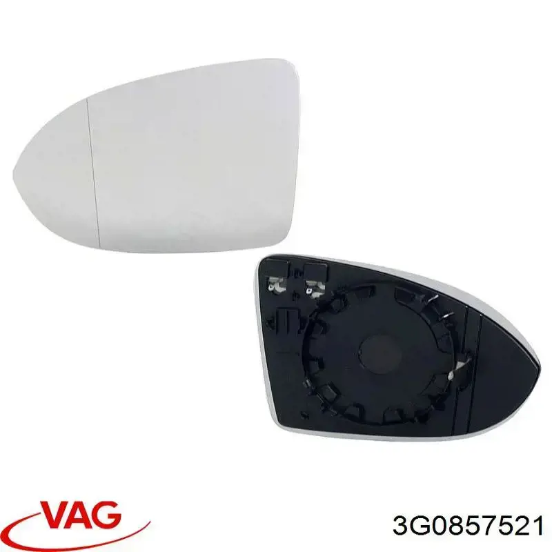 Зеркальный элемент левый VAG 3G0857521