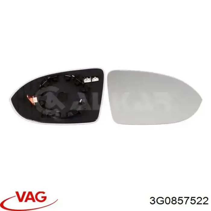 Купити 3G0857522 VAG Скло дзеркала заднього виду, правого