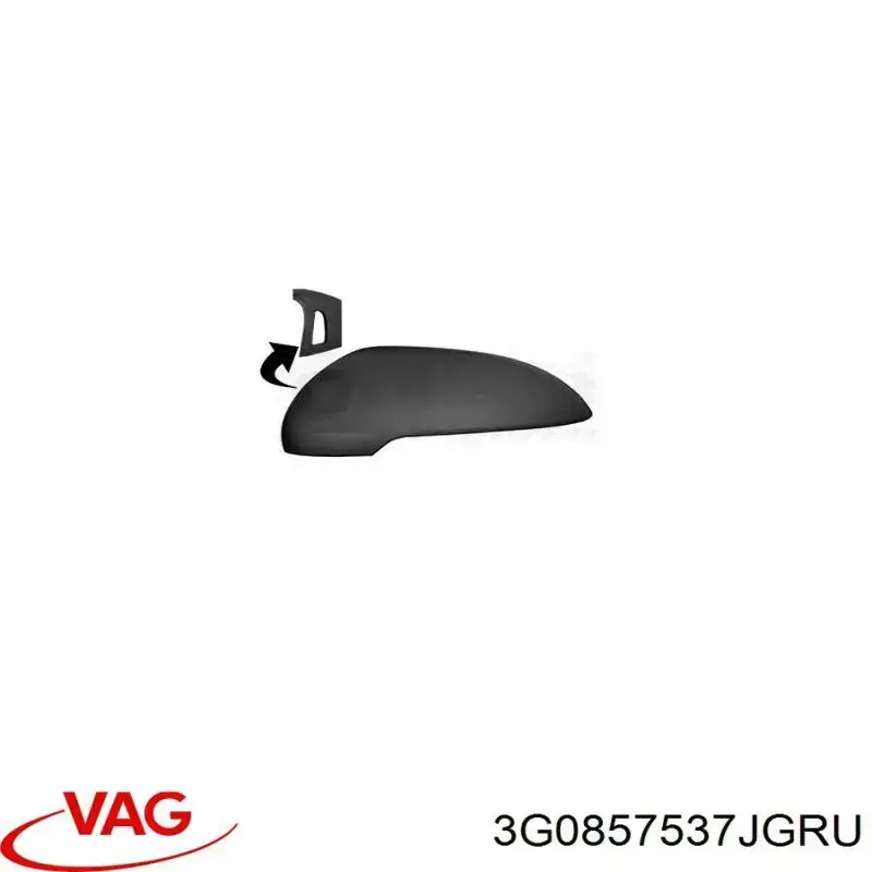 Накладка лівого бокового дзеркала VAG 3G0857537JGRU ціна, від 21.32 USD
